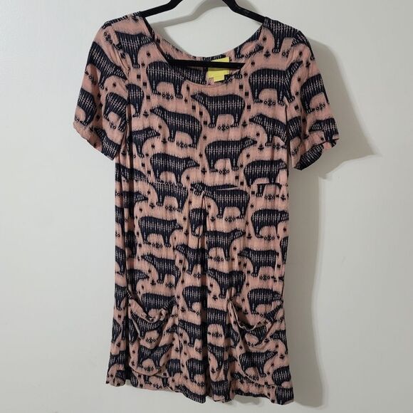 Anthropologie Maeve Zola Polar Bear dress size 2 - Picture 2 of 6